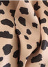 Boho Skirts in Retro Satin Skirt, Paw Black White For Women